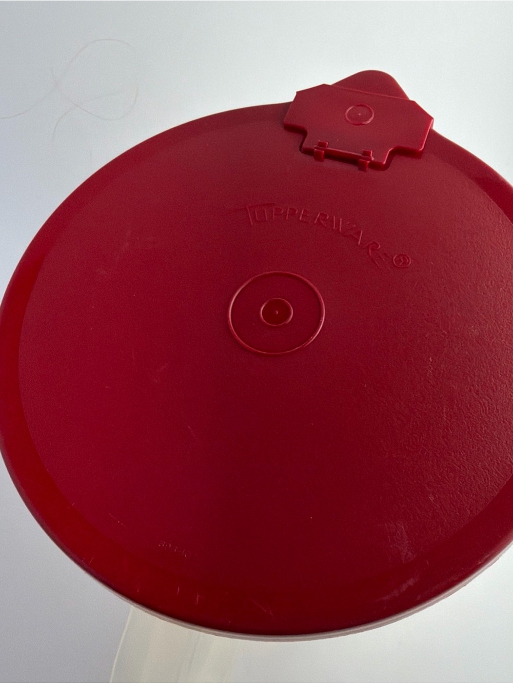 Tupperware Measuring Bowl Cup Mix N Store 8 Cup Vintage 1977 with Red Lid - Picture 5 of 15
